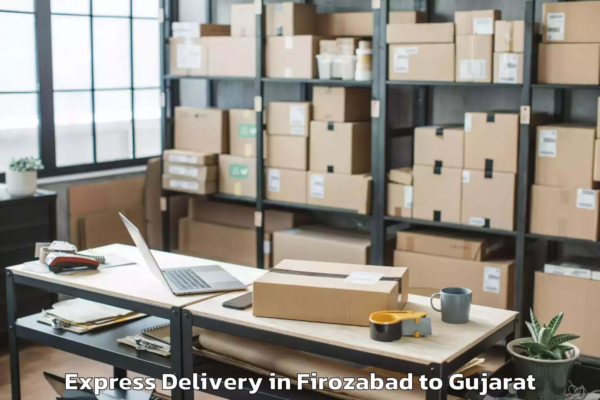 Reliable Firozabad to Viramgam Express Delivery